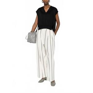 NEW PSOPHIA jersey v-neck top in black